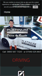 Mobile Screenshot of platinumdrivingschool.net